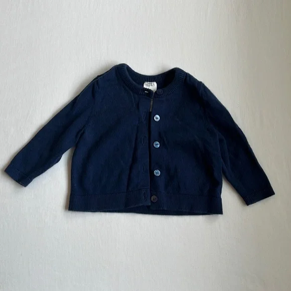 Carter's Shirts Tops Carters Baby Girl Navy Blue Cardigan